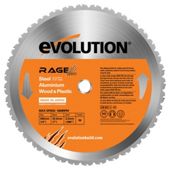 Evolution RAGE 355mm Multipurpose TCT Blade (Orange)