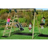 Plum Giant Baboon Wooden Garden Swing Set