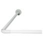 Croydex L Shape Telescopic Shower Curtain Rod