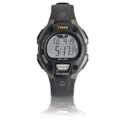 Timex Ironman Digital Display Grey and Black Resin Strap Watch
