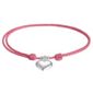 Pink Friendship Bracelet with Heart Charm..