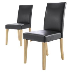Banbury Pair Of Chairs, Oak - Brown