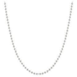 Sterling Silver Ball Chain, 46cm