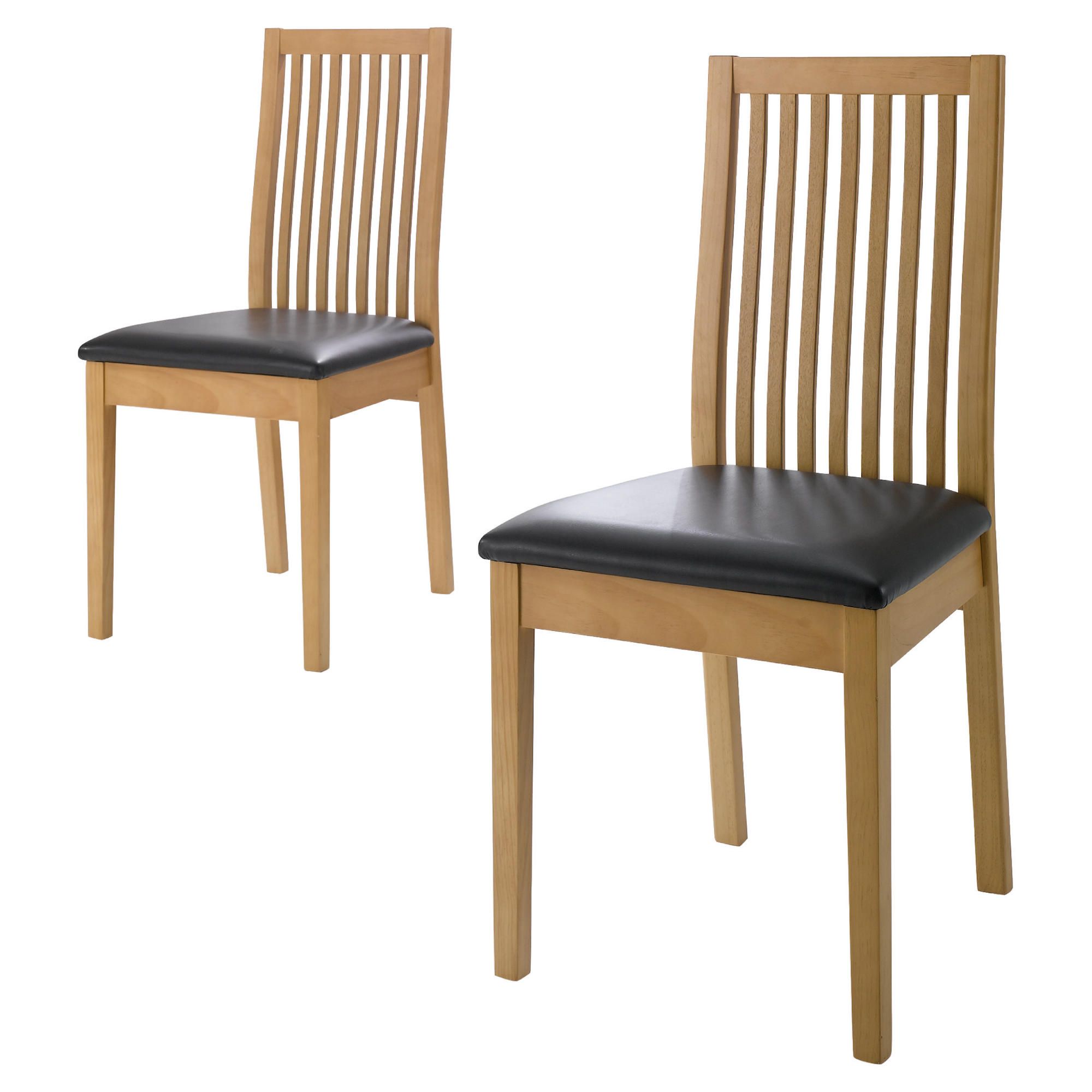 Reena Slat Back Pair Of Chairs