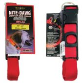 Nite Dawg Collar Large Red