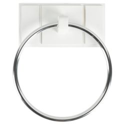 Croydex Towel Ring White