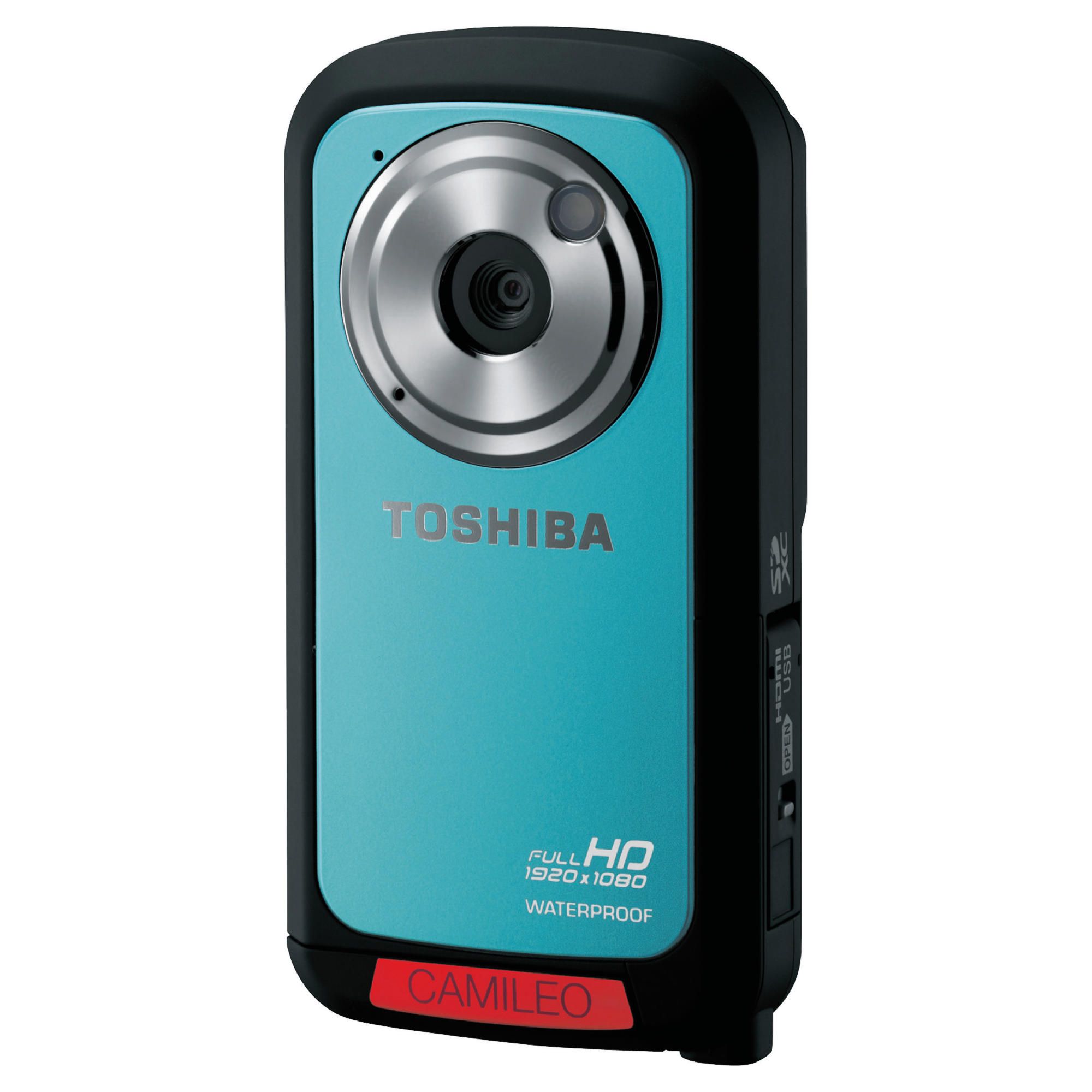 Toshiba Camileo BW10 Sportcam 5MP Full HD Waterproof Digital Camcorder - Turquoise 