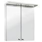 Croydex Stainless Steel Two Door Illuminated Cabinet