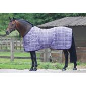 Masta PP Check Light Stable Rug Purple Check 5ft6