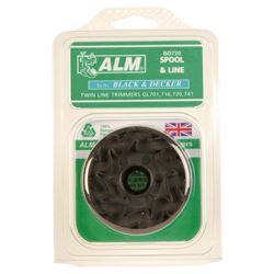 ALM Filled Spool for Black & Decker twin line GL700 series Grass Trimmers, 2 pack