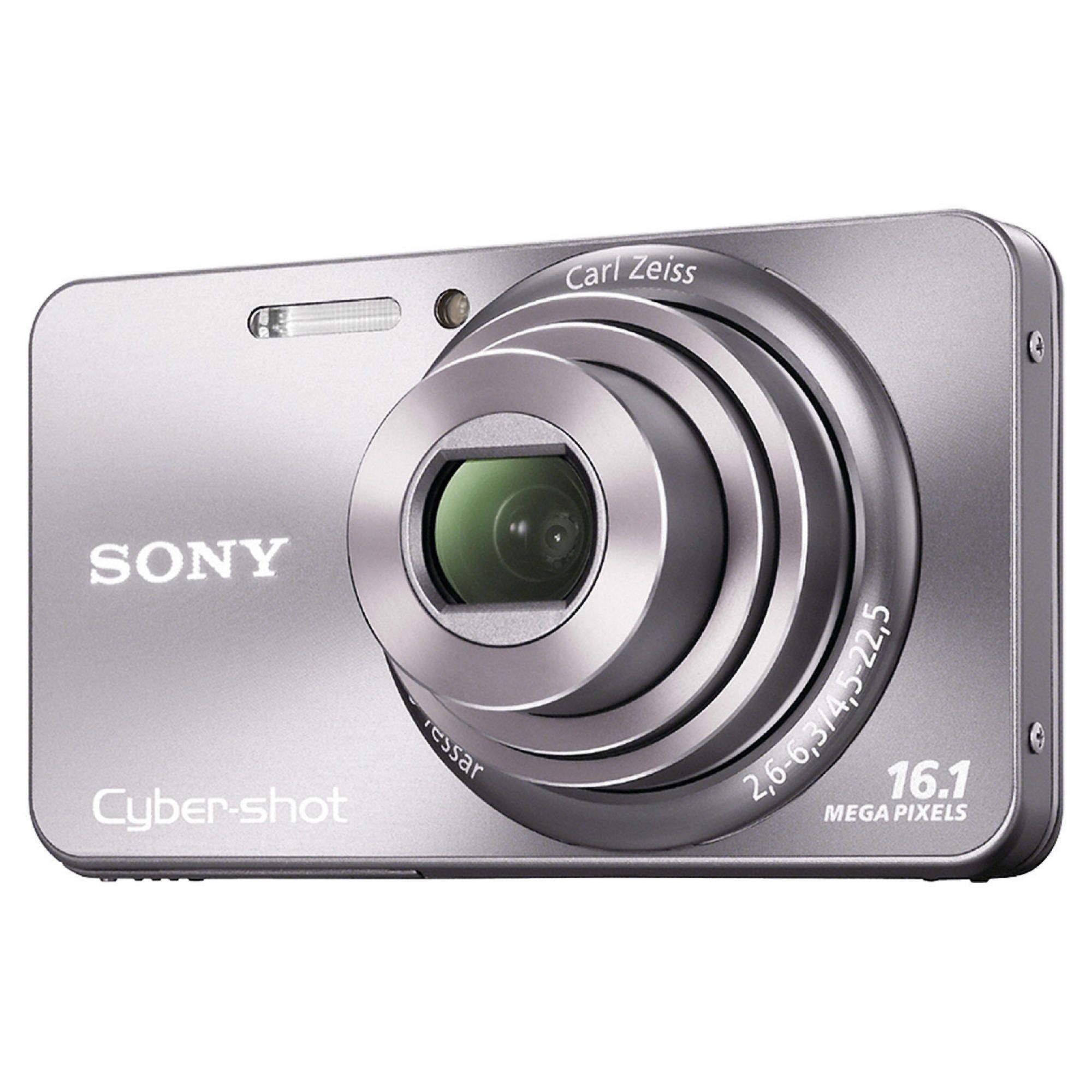 Sony DSCW570 Cyber-shot Digital Still Camera - Silver (16.1MP, 5x Optical Zoom) 2.7 inch LCD