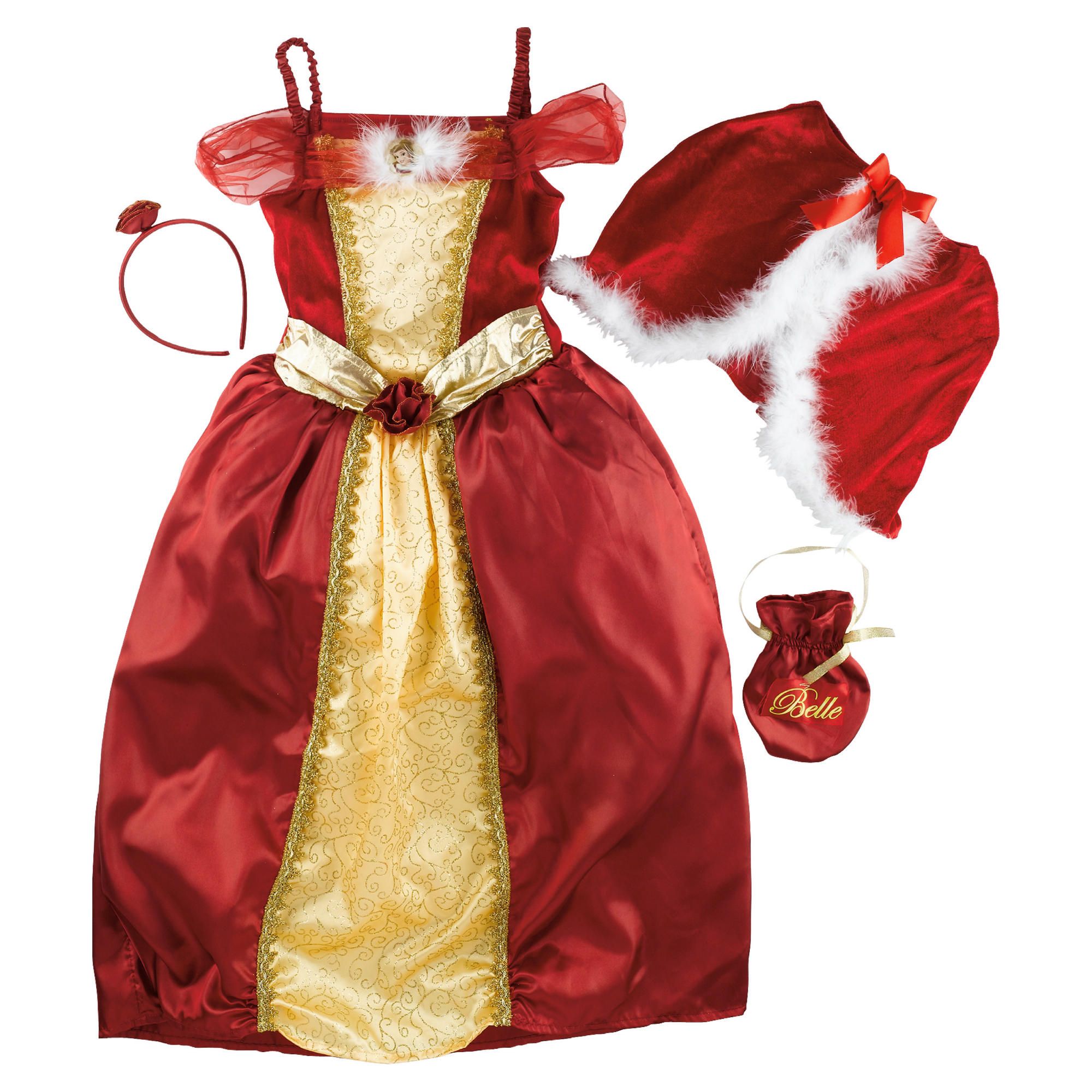 Red Belle Fancy Dress Outfit 3/4yrs 