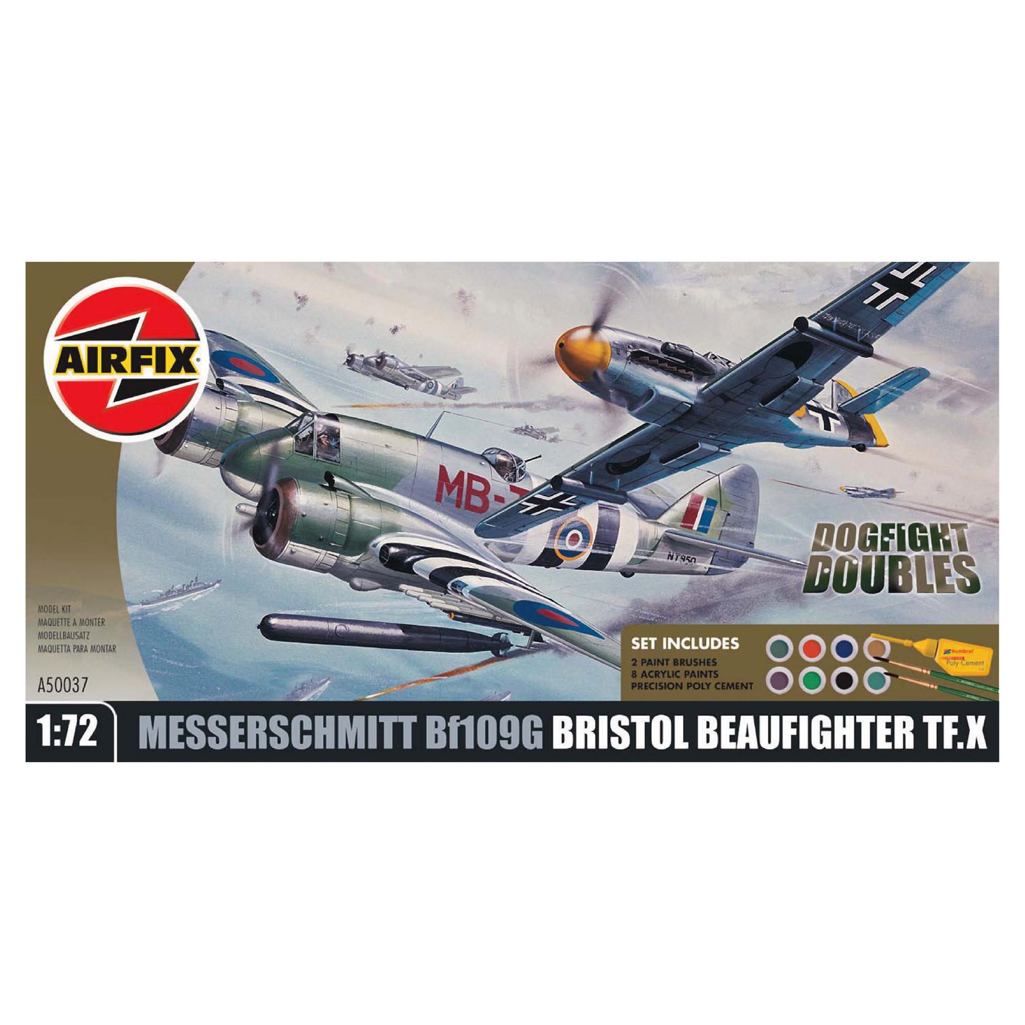 Airfix Dogfight Double Beaufighter & Me109 Gift Set