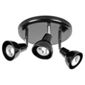 Tesco Lighting Eden 3 Spot Plate Black