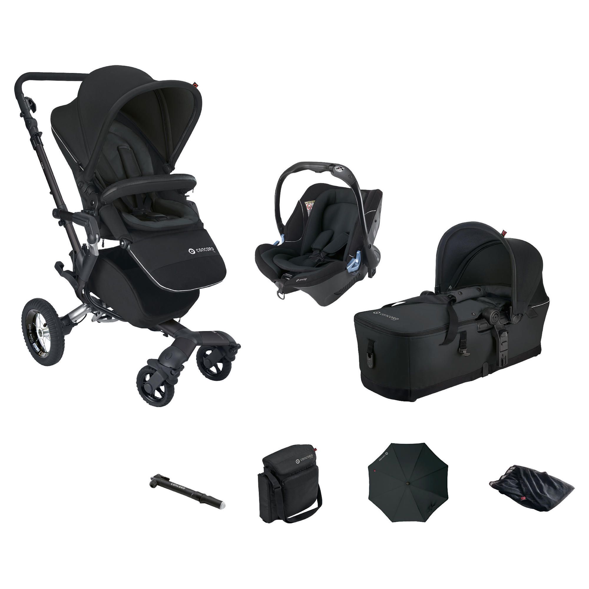 Concord Neo Quantum Mobility Travel System Spoke Ion, Dark Night