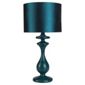 Tesco Lighting Spindle Table Lamp, Teal