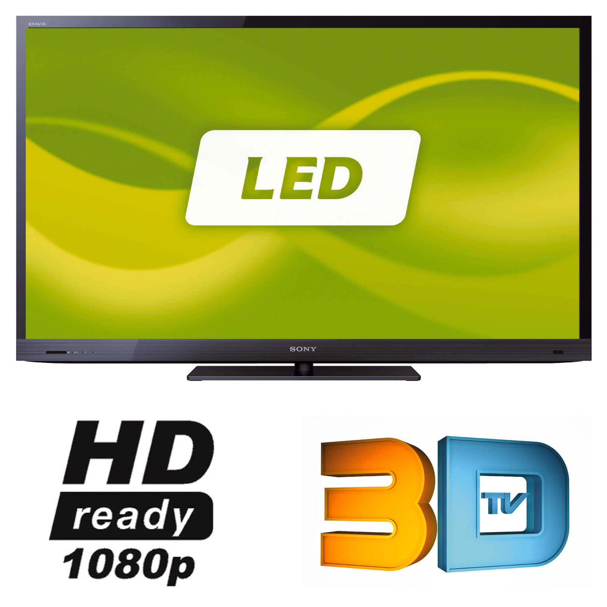 Sony KDL40EX723BU 40-inch Widescreen Full HD 1080p 3D 100Hz Edge LED Internet TV with Freeview HD