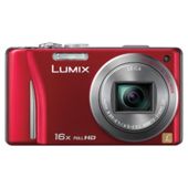 Panasonic Lumix TZ20 Digital Camera - Red (14.1MP MOS, 16x Optical Zoom) 3 inch Touchscreen LCD