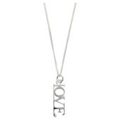 Sterling Silver 'Love' Pendant