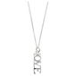 Sterling Silver 'Love' Pendant
