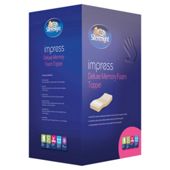 Silentnight Deluxe Impress Memory Foam Mattress Topper, King