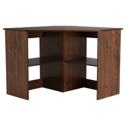 Fraser Corner Desk, Walnut Effect