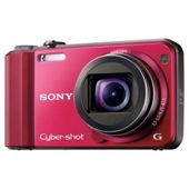 Sony DSCH70R Cyber-shot Digital Still Camera - Red (16.1MP, 10x Optical Zoom) 3 inch LCD