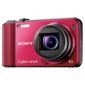 Sony DSCH70R Cyber-shot Digital Still Camera - Red (16.1MP, 10x Optical Zoom) 3 inch LCD