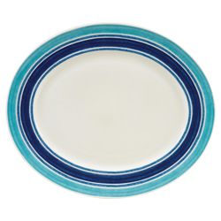 Johnson Bros 35cm Blue Stripe Oval Platter