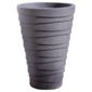 Sankey Small Trojan Plastic Planter H46xD33cm, granite