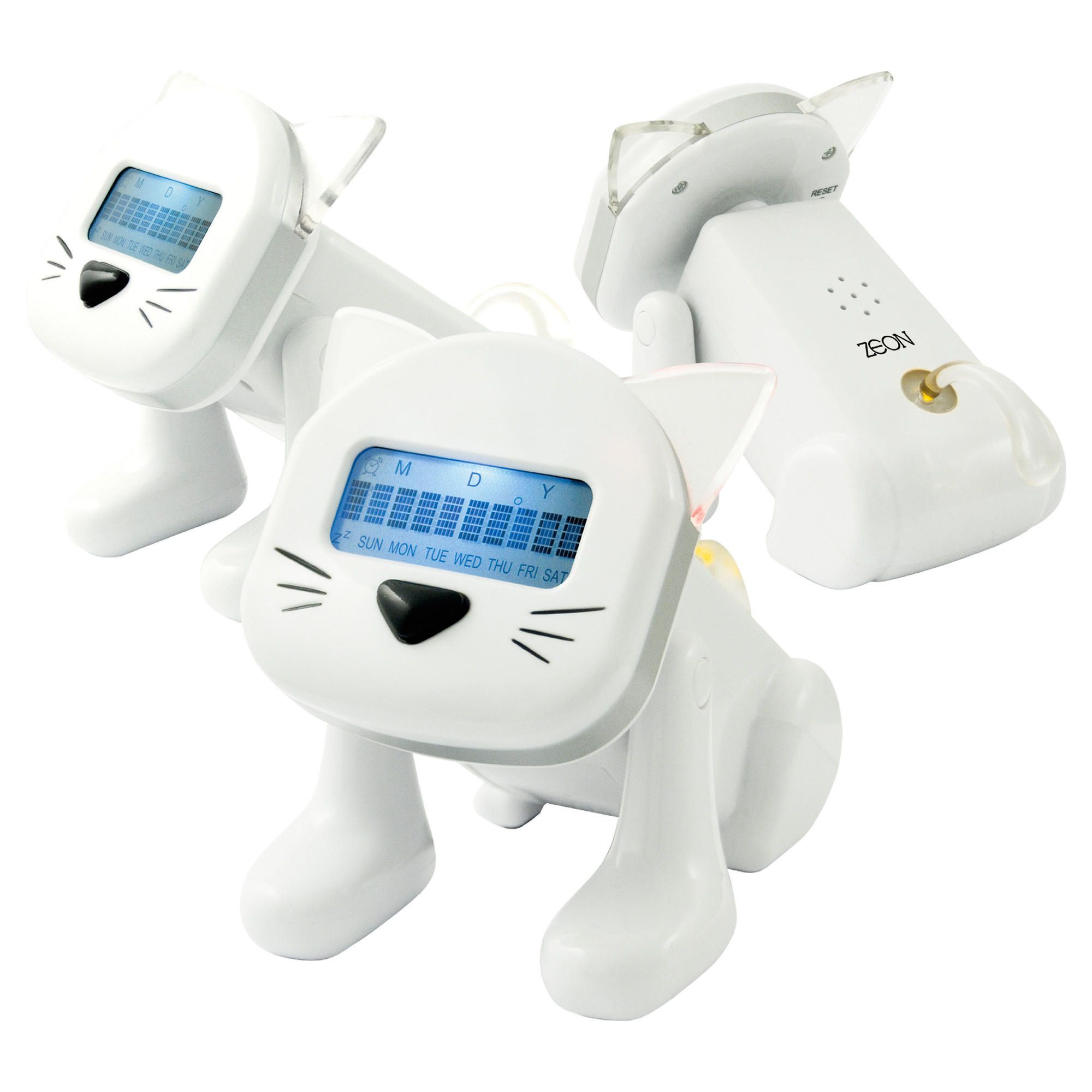 Zeon Tech Smart Cat LCD Alarm Clock 