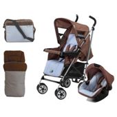 Hauck Turbo Plus Travel System Accessories, Brown