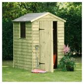 6x4 Timberdale Overlap Pressure Treated Shed