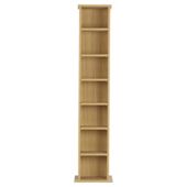 Fraser CD / DVD Storage H 109Cm, Oak-effect