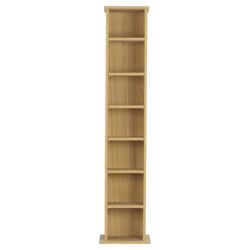 Fraser CD / DVD Storage H 109Cm, Oak-effect