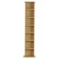Fraser CD / DVD Storage H 109Cm, Oak-effect