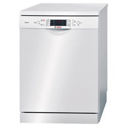 Bosch SMS53E22GB Full Size Dishwasher, A+ Energy Rating. White