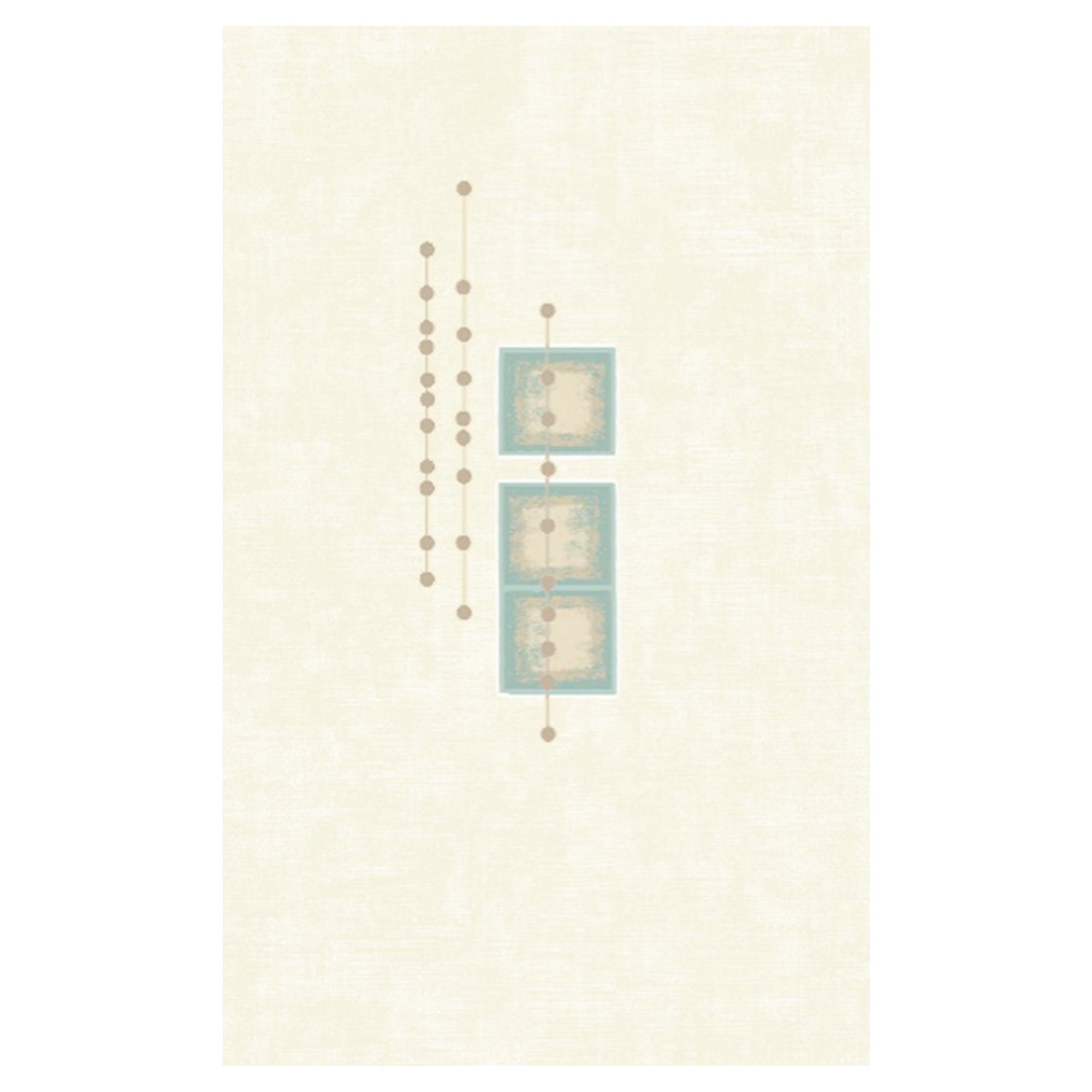 Arthouse Carmen block teal wallpaper