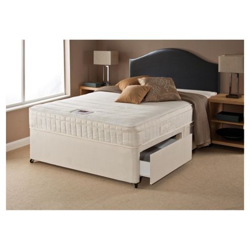 Image of Airsprung Danbury Memory Cushion Top Small Double 2 Drawer Divan Bed