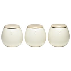 Tesco Purity Tea, Coffee and Sugar Canister Set