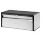Go Cook Stainless Steel Bread Bin, Black