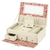 Victoria and Albert Leather Jewellery Bix