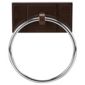 Croydex Towel Ring Dark Wood