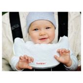 BABYBJORN Bib for Baby Carrier, White, 2-pcs