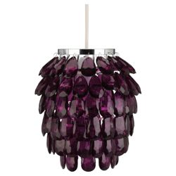 Tesco Lighting Pineapple pendant Fuschia