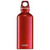 SIGG Traveller Classic Aluminium Drinking Water Bottle, 0.4L Red