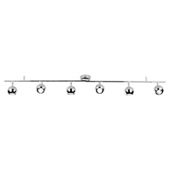 Signa Eye Ball Adjustable  Bar 6 Spot Chrome