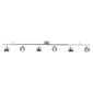 Signa Eye Ball Adjustable  Bar 6 Spot Chrome