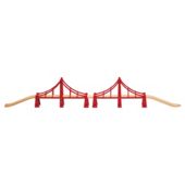 Brio Classic Accessory Double Suspension Bridge, wooden toy