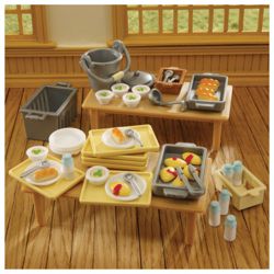 Sylvanian Families School Dinners Set